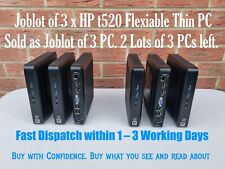 Usado, PCs flexíveis sem ventilador Joblot x3 HP Thin Client t520. PCs finos Joblot x3 HP t520 comprar usado  Enviando para Brazil