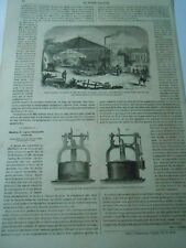 Gravure 1863 machine d'occasion  La Verpillière
