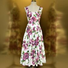 Atacado de Fábrica 2025 Novo Vestido Estampa Rosa Roxo 100% Algodão Sicília comprar usado  Enviando para Brazil