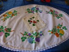 Lot napperons peintures d'occasion  Saint-Cyprien