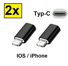 2pcs USB C auf IOS Adapter Typ C zu IOS Stecker Schnell Lade Für Apple IPhone comprar usado  Enviando para Brazil