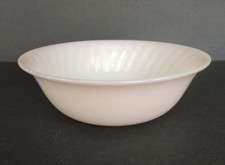 Prato vintage rosa redemoinho âncora acoplamento Fire King 8,25 legumes tigela de vidro lateral comprar usado  Enviando para Brazil