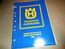 Manual de repuestos para moto Husqvarna 1980 vintage segunda mano  Embacar hacia Mexico