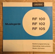 Alte bedienungsanleitung grund gebraucht kaufen  Friedewald