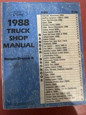 1988 Ford Ranger Pickup Truck Shop Manual de Serviço de Reparo S XL XLT XLS GT xo comprar usado  Enviando para Brazil