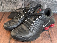 Tênis de corrida Nike Shox NZ preto Varsity vermelho 378341-022 masculino tamanho 10.5, usado comprar usado  Enviando para Brazil