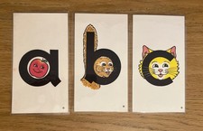 Vintage letterland alphabet for sale  SNODLAND
