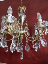 Lampadario vintage cristallo usato  Sant Ambrogio di Valpolicella