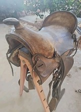Vintage brown leather for sale  Apple Valley