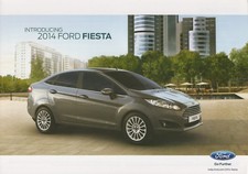 Ford Fiesta Sedan car (made in India) _2014 Prospekt / Brochure    comprar usado  Enviando para Brazil
