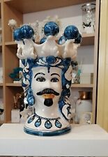 Testa moro ceramica usato  Vizzini