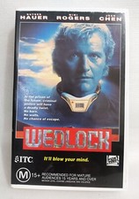"WEDLOCK" RUTGER HAUER/MIMI ROGERS. LANÇAMENTO ORIGINAL 1991 "HORROR" VHS MOVIE PAL comprar usado  Enviando para Brazil