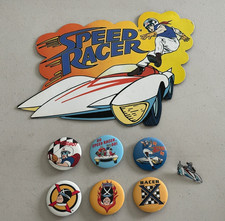 LOTE COLECIONÁVEL ÍMÃ BOTÕES PINOS SPEED RACER X MACH 5 GO VINTAGE NÃO USADO comprar usado  Enviando para Brazil