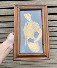 Antique pine picture for sale  STONE