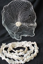 Vintage net lace for sale  Macdoel