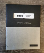 Amplificador integrado original Bryston B135 manual do proprietário comprar usado  Enviando para Brazil
