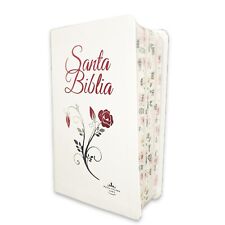 Biblia para Mujer Reina Valera 1960 Letra Grande blanco floral con indice comprar usado  Enviando para Brazil