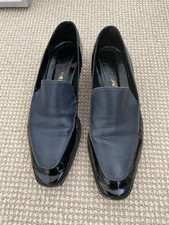 Brogues de couro envernizado preto marinho JIL SANDER 41, usado comprar usado  Enviando para Brazil