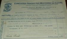 Singer milano fattura usato  Carignano