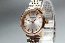 [Exc+5] Relógio feminino Emporio Armani AR1827 ouro quartzo 27mm do Japão comprar usado  Enviando para Brazil