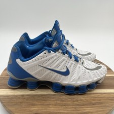 Tênis de corrida Nike feminino Shox TLX 488344-101 branco azul 9 EUA comprar usado  Enviando para Brazil