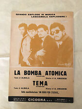 Spartito musicale bomba usato  Casalpusterlengo