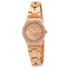 Relógio feminino Swatch Kiroyal quartzo mostrador ouro rosa YSG154G comprar usado  Enviando para Brazil