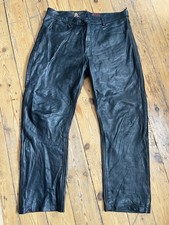 Men leather jeans for sale  WINDSOR