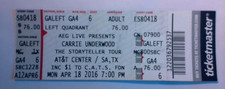 Carrie underwood 2016 for sale  Cincinnati
