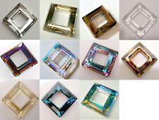 Pingente de armação de anel quadrado genuíno SWAROVSKI CRISTAL #4439 ~ Muitas cores e tamanhos , usado comprar usado  Enviando para Brazil