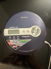 Rádio Sony D-NF340 compacto walkman MP3 FM player CD disco de leitura TESTADO comprar usado  Enviando para Brazil