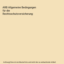 Arb allgemeine bedingungen gebraucht kaufen  Trebbin