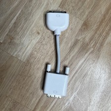 Cabo adaptador de tela Apple DVI para VGA M8754G/A branco fabricante de equipamento original comprar usado  Enviando para Brazil