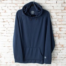 Pulôver com capuz Vapor Apparel masculino XL azul manga longa com bolso canguru comprar usado  Enviando para Brazil