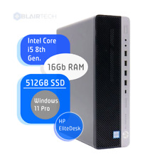 Computador desktop HP EliteDesk PC Intel i5 8ª geração 16GB RAM 512GB SSD Windows 11 comprar usado  Enviando para Brazil