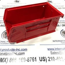 Quantum Storage QUS220RD lixeira de armazenamento de polipropileno vermelho 7-3/8 x 4-1/8 x 3 pol. comprar usado  Enviando para Brazil