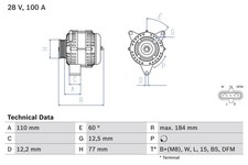 Bosch lichtmaschine generator gebraucht kaufen  Oberlungwitz