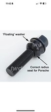 Black wheel bolt for sale  LEEDS