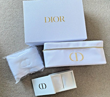 Estojo de maquiagem Dior Beaute bolsa cosmética toalha de rosto almofadas de algodão armazenamento comprar usado  Enviando para Brazil