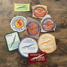 Vintage swimming badges for sale  RYDE