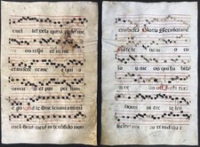 Antiphonar pergament vellum gebraucht kaufen  Seubersdorf