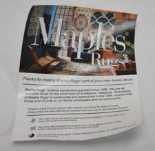 Maples rugs entryway for sale  Kansas City