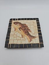 Brown fish mosaic for sale  ANDOVER