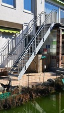 Außen treppe stahltreppe gebraucht kaufen  Germering
