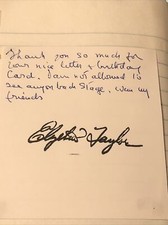 elizabeth taylor autograph for sale elizabeth taylor autograph for sale WEST BROMWICH