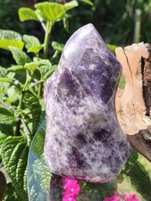 Lepidolite crystal flame for sale  WALTON-ON-THAMES
