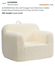 Usado, Cadeira ALIMORDEN infantil ultra macia aconchegante cheia de espuma, criança fofa Sherpa comprar usado  Enviando para Brazil