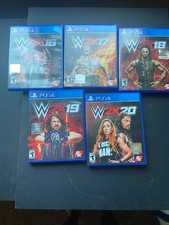 LOTE 5 JOGOS SONY PS4 WWE W2K WRESTLING W2K16 17 18 19 20 comprar usado  Enviando para Brazil