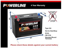 Battery fits ssangyong for sale  UK