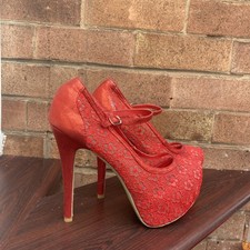 Women red high for sale  WARRINGTON